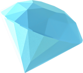 3D Floating Element Diamond